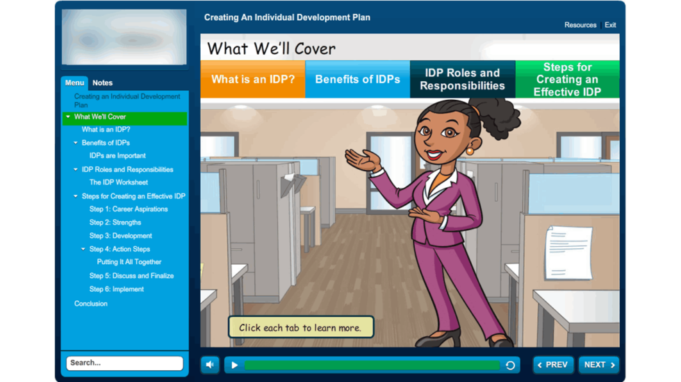 eLearning Module Example 1